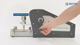 AATCC Manual Crockmeter Rubbing Fastness Tester [upl. by Anselme739]