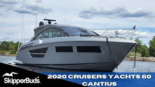 2020 Cruisers Yachts 60 Cantius Yacht Tour SkipperBuds [upl. by Enisaj]