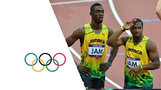 Mens 4x100m Round 1 Highlights  Jamaica amp USA Win  London 2012 Olympics [upl. by Terchie]