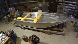 14 foot welded aluminum boat build [upl. by Eidaj]