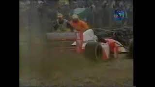 1993 F1 GP Europe  Senna´ lap of century [upl. by Marelda]