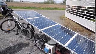 Le vélo solaire des CAZASPE Sun Trip 2015 [upl. by Inahpit]