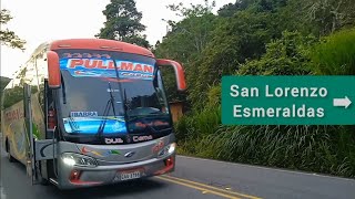 Bus Pullman Carchi de Ibarra a Lita San Lorenzo Esmeraldas Ecuador Buses de Ecuador 🇪🇨 Bus Ecuator [upl. by Ellatsyrc473]