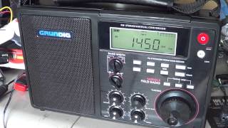 Grundig S450DLX Review AM FM Shortwave field radio [upl. by Aschim647]