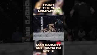 FIRST ROUND KO  BMF 6 Max barnett vs Luke kerrison [upl. by Nnylyrehc648]