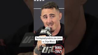 Tom Aspinall prediction on Jon Jones vs Stipe Miocic for UFC 309 ufc309 jonjones stipemiocic [upl. by Arrol]