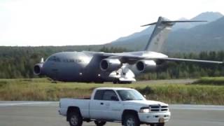 Alaska Air National Guard C17 in Palmer Airshow Alaska 2009 [upl. by Magnolia]