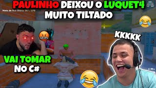 PAULINHO O LOKO TROLOU O LUQUET4 E ELE TILTOU MUITO VEJA 🤣🤣🤣  GTA RP [upl. by Pickett]