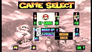 Mario Kart 64  Menu Music Remix and Crash [upl. by Nayhr838]