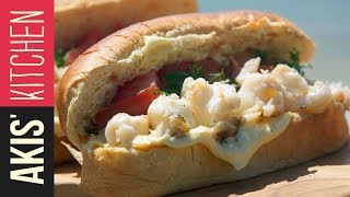 Lobster roll  Akis Petretzikis [upl. by Nivahb]