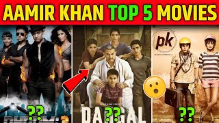 Aamir Khan Top 5 Movies  Aamir Khan Movies  Aamir Khan [upl. by Ruyle]