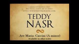 Instrumental  Karaoke  Ave Maria Caccini DEMO  Teddy NASR [upl. by Nodnarg]