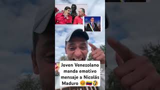 Jovenn venezolano manda mensaje a Madurorusia venezuelalibrenicolasmaduro venezueladonaldtrump [upl. by Tiga]