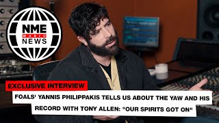 Foals Yannis Philippakis talks about The Yaw and his record with Tony Allen quotOur spirits got onquot [upl. by Courtney132]