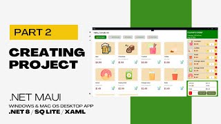 Part 2 Building a Restaurant POS Desktop App with Net MAUI  StepbyStep Tutorial by Zohaib [upl. by Treblah]