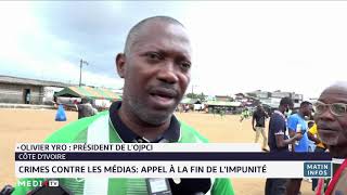 Crimes contre les médias appel en Côte d´Ivoire à la fin de l´impunité [upl. by Yrdua]