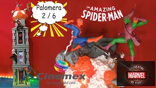 Palomera Spiderman 🕷️ Marvel 85 years Torre Hombre Araña Duende Verde Miles Morales Cinemex Saberin [upl. by Duyne]