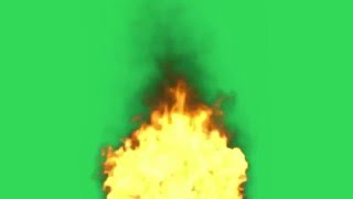 Feu Flamme HD sur Fond Vert [upl. by Heiney]