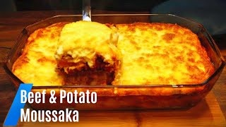 Beef and Potato Moussaka  Delicious and Easy Recipe [upl. by Yulma]