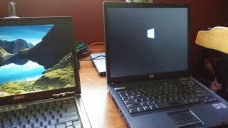 Dell latitude D620 running windows 10 salvaged computer [upl. by Tudela562]