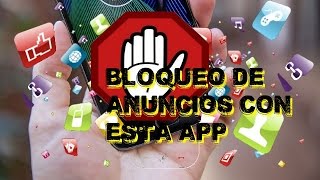 interesante aplicacion para bloquear anuncios en tus apps sin root [upl. by Katha955]