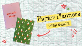 Get Organized with PAPIER PLANNERS  Undated amp Customizable [upl. by Ellswerth43]