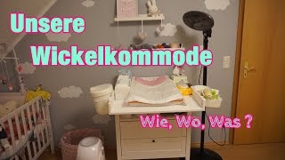 Unsere Wickelkommode SUNDVIK von Ikea  Wie Wo Was   Lisi Schnisi [upl. by Doig]