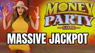 MASSIVE 💥 Full Screen of Coins For A Massive Jackpot on Money Party Slot Machine [upl. by Yanehc434]