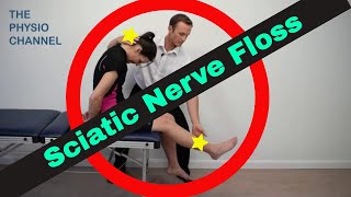 How to do a Sciatic Nerve Floss for Sciatica Lumbar Radiculopathy [upl. by Eiroc830]