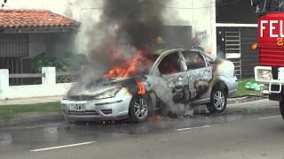 incendio de ford focus en don torcuato [upl. by Jase]