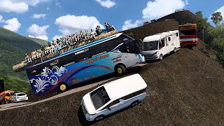 Worlds Driving Challenges on Deadliest Roads 15  Euro Truck Simulator 2 [upl. by Eiznekcm734]