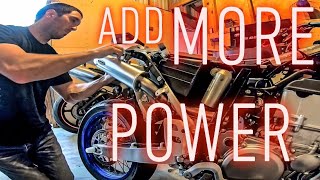 Suzuki DRZ400SM JD Jet Kit 3x3 Mod and MRD Exhaust Install [upl. by Batholomew]