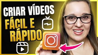 Como Criar Vídeos Rápidos e Fáceis para o Instagram FEED REELS STORIES IGTV  Mafalda Melo [upl. by Llerrit]