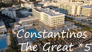 Constantinos The Great Beach Hotel 5 Protaras Cyprus 2021 [upl. by Cathi]