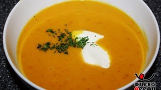 REZEPT HOKKAIDO KÜRBISSUPPE SELBER MACHEN Halloween Kürbis Suppe zu Hause selbst machen [upl. by Dayna]