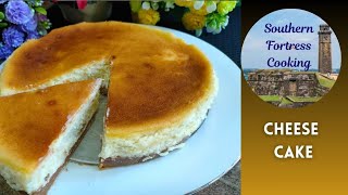 Simple New York Style Cheese Cake Easy Cheese Cake Recipe Sinhala By Southern Fortress Cooking [upl. by Ebba]