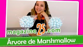 Como Fazer Árvore de Marshmallow [upl. by Moran]