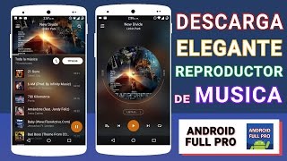 Nuevo Elegante y Ligero Reproductor de Música Para Android  APK  Android Full Pro◀︎ 2016 [upl. by Yaeger663]