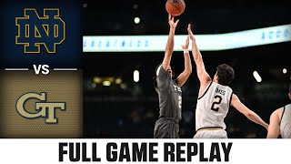 Notre Dame vs Georgia Tech Full Game Replay  202324 ACC Men’s Basketball [upl. by Whiney]