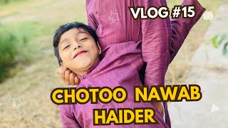 Fun Times with Nawab Haider  Chotoo ny bahot tang kiya😂 [upl. by Naid614]