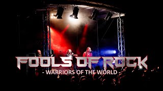 FOOLS OF ROCK  Warriors of the World MANOWAR Cover  live 2024 [upl. by Ahtel]