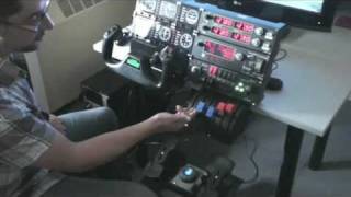 Saitek ProFlight Sim Full Setup and Demonstration Part 1 [upl. by Ahtebbat]