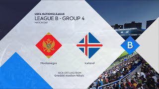 Montenegro vs Iceland  202425 UEFA Nations League  PES 2021 [upl. by Gelasius]