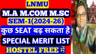 Lnmu PG Spot Admission 202426 [upl. by Swen]