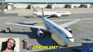 7Hour TRANSATLANTIC Flight in Microsoft Flight Simulator with ATC A330 CDGYUL [upl. by Asiul714]