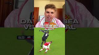 David de Gea vs Arsenal in 2017 football arsenal manutd degea goals pogba [upl. by Hgielar837]