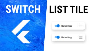 Flutter SwitchListTile Widget [upl. by Eniaj]