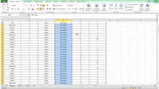 Excel  podstawy Sortowanie i filtrowanie danych [upl. by Honan]