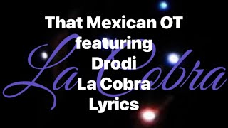 That Mexican OT  La Cobra Lyrics Video [upl. by Nosneh]