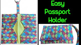 A Brilliant Way To Make A Passport HolderWallet Easy Sewing Tutorial For Beginners TheTwinsDay [upl. by Rosalynd]